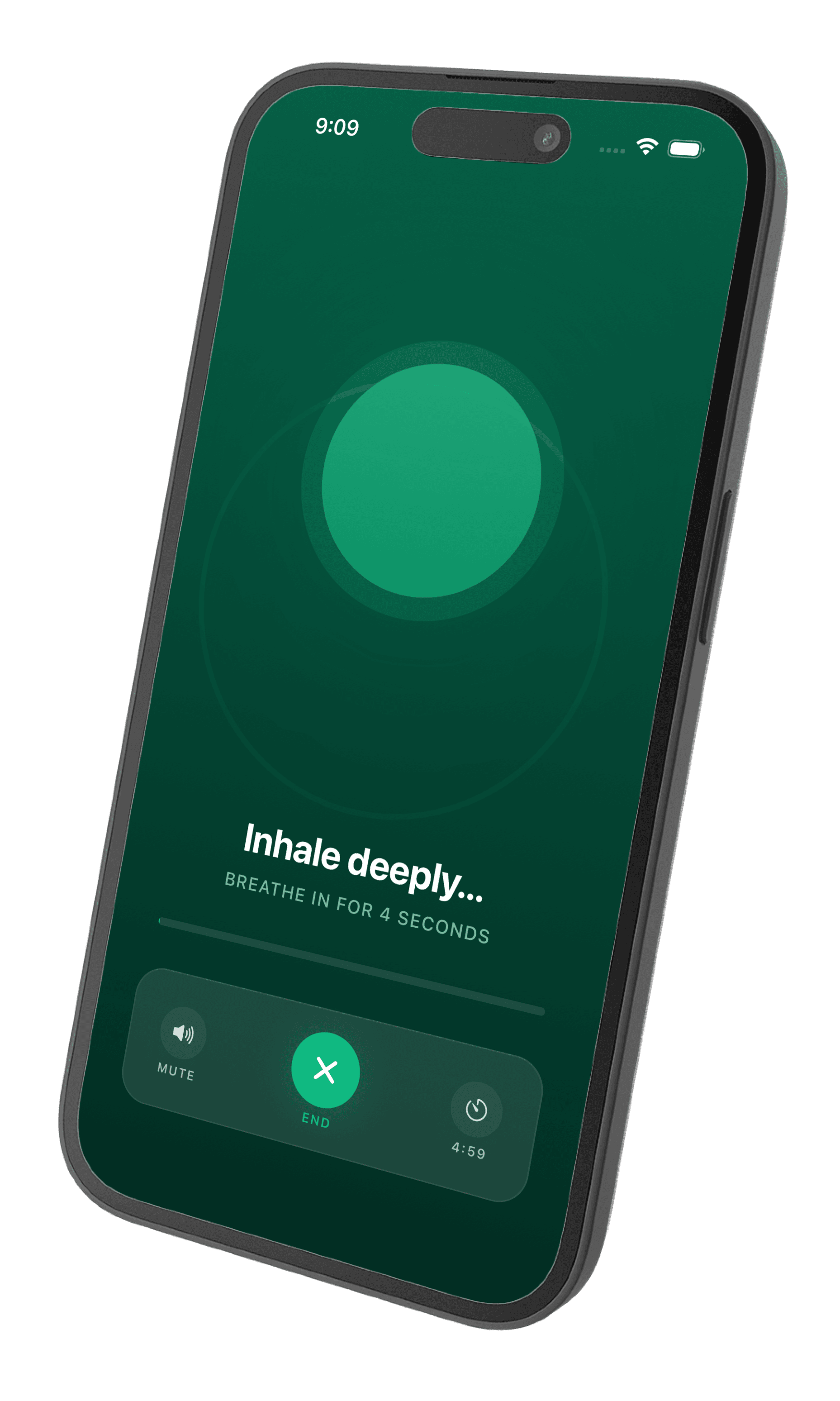 FocusPilot Breathing on iPhone